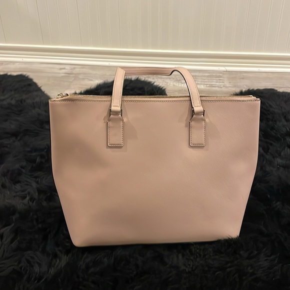 Kate Spade New York Rosy cheeks Schuyler Saffiano PVC Tote Bag - Picture 3 of 15